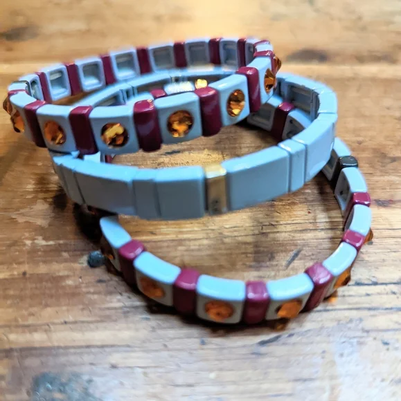 Roxanne Assoulin Enamel Bracelet (set of 3) $210 - Picture 4 of 7